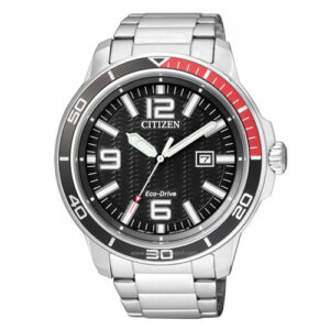 Đồng Hồ Citizen Chính Hãng Nam AW1520-51E Brycen Eco-Drive Black Dial Men's Watch