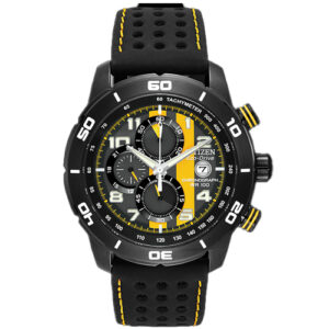 Đồng Hồ Citizen Nam Chính Hãng CA0467-38E Primo Eco-Drive Black Dial Leather Men's Watch