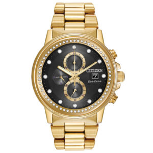 Đồng Hồ Citizen Chính Hãng Nam FB3002-61E Nighthawk Chronograph Black Dial Men's Watch