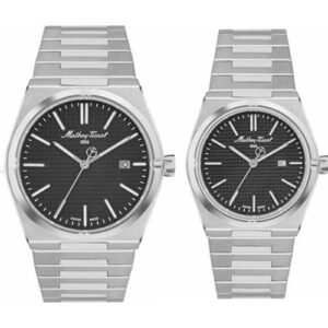 Đồng Hồ Mathey Tissot Chính Hãng Nam Nữ H117AN D117AN PRX Quartz Stainless Steel Couple Watch