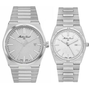 Đồng Hồ Mathey Tissot Chính Hãng Nam Nữ H117AS D117AS PRX Quartz Stainless Steel Couple Watch