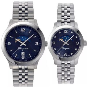 Đồng Hồ Salvatore Ferragamo Chính Hãng Nam Nữ SFMO00122 SFMN00122 Duo Quartz Couple Watch