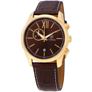 Đồng Hồ S Coifman Nam Chính Hãng SC0373 Brown Leather Men's Watch