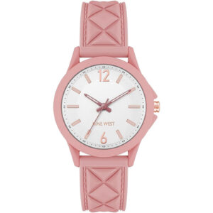 Đồng Hồ Nine West Chính Hãng Nữ NW/2942SVMV Patterned Silicone Ladies Watch