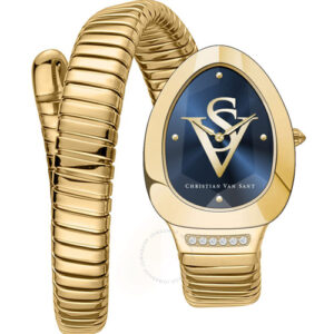 Đồng Hồ Christian Van Sant Nữ Chính Hãng CV0872 Naga Quartz Blue Dial Ladies Watch