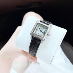 Đồng Hồ Madocy Nữ Chính Hãng Black Leather Ladies Watch