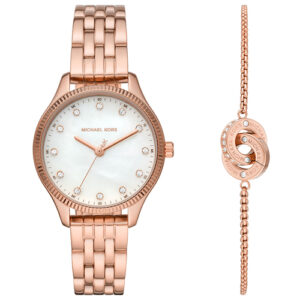 Đồng Hồ Michael Kors Nữ Chính Hãng MK1025 Lexington Rose Gold-Tone Stainless Steel Ladies Watch