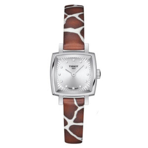 Đồng Hồ Tissot Chính Hãng Nữ T058.109.17.036.00 T0581091703600 Lovely Square Quartz Diamond White Dial Ladies Watch