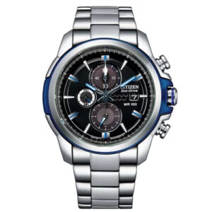 Đồng Hồ Citizen Chính Hãng Nam CA0426-51E Eco-Drive Weekender Silver Chronograph Men's Watch