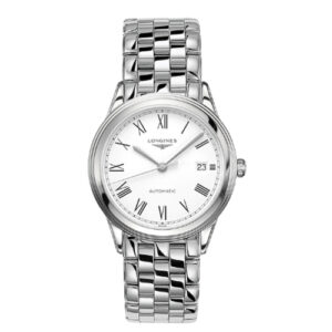 Đồng Hồ Longines Chính Hãng Nam L4.974.4.11.6 L49744116 Flagship Automatic White Dial Men's Watch