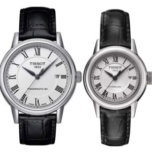 Đồng Hồ Tissot Nam Nữ Chính Hãng T085.407.16.013.00 T0854071601300 T085.207.16.013.00 T0852071601300 Carson Leather Quartz Couple Watch