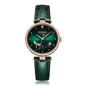 Đồng Hồ Starke Nữ Chính Hãng SK115PL.RUU1 Green Leather Ladies Watch