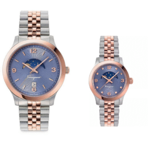 Đồng Hồ Salvatore Ferragamo Chính Hãng Nam Nữ SFMO00322 SFMN00322 Duo Moonphase Couple Watch