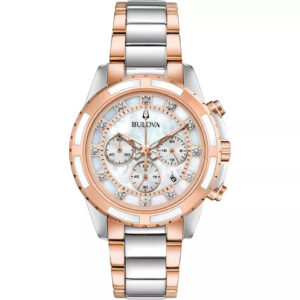 Đồng Hồ Bulova Chính Hãng Nữ 98p181 Diamond-Accent Watch