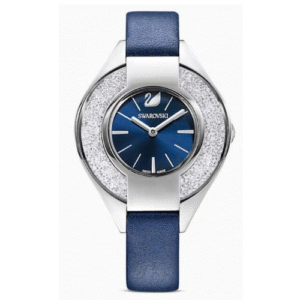 Đồng Hồ Swarovski Chính Hãng Nữ 5547629 Crystalline Blue Leather Ladies Watch