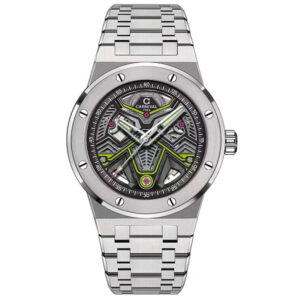 Đồng Hồ Carnival Chính Hãng Nam 8127G-VT-D Automatic Silver Stainless Steel Men's Watch