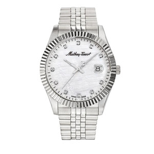 Đồng Hồ Mathey Tissot Chính Hãng Nam H710AI Mathey II Quartz Crystal Mother of Pearl Dial Men's Watch