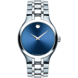 Đồng Hồ Movado Chính Hãng Nam 0606369 Collection Blue Dial Men's Watch