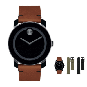 Đồng Hồ Movado Chính Hãng Nam 3600600 BOLD TR90 Quartz Black Dial Men's Watch