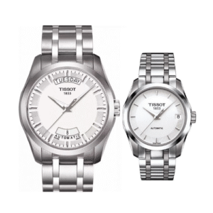 Đồng Hồ Tissot Chính Hãng Nam Nữ T035.407.11.031.00 T0354071103100 T035.207.11.011.00 T0352071101100 Silver Couple Watch