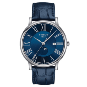 Đồng Hồ Tissot Nam Chính Hãng T122.423.16.043.00 Carson Blue Leather Automatic Leather Ladies Watch