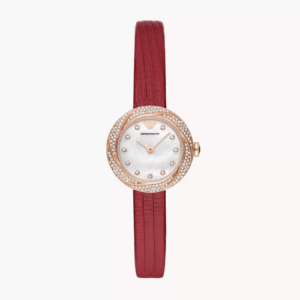 Đồng Hồ Emporio Armani Chính Hãng Nữ AR11475 Red Leather Women's