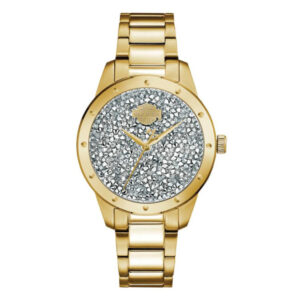 Đồng Hồ Bulova Chính Hãng Nữ 77L110 Harley Davidson Bar & Shield Swarovski Watch