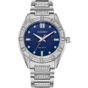 Đồng Hồ Citizen Chính Hãng Nữ EM1020-57L Silhouette Blue Crystal