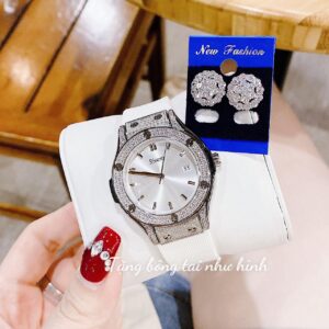 Đồng Hồ Rivero Nữ Chính Hãng White Silicone Ladies Watch