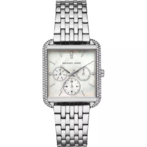 Đồng Hồ Michael Kors Chính Hãng Nữ MK4373 Drew Glitz Mother of Pearl Silver Ladies Watch