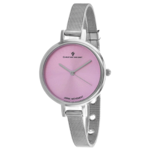 Đồng Hồ Christian Van Sant Nữ Chính Hãng CV0282 Grace Quartz Stainless Steel Strap Women