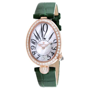 Đồng Hồ Christian Van Sant Nữ Chính Hãng CV4296 Florentine  Rose Gold Dial Green Leather Ladies Watch
