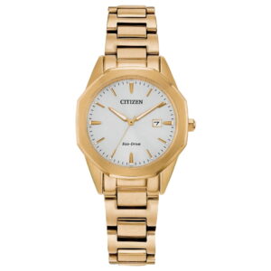 Đồng Hồ Citizen Chính Hãng Nữ EW2582-59A Eco-Drive Gold Women Watch