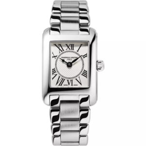 Đồng Hồ Frederique Constant Chính Hãng Nữ FC-200MC16B Classics Carree Silver Dial Stainless Steel Ladies Watch