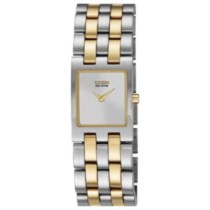Đồng Hồ Citizen Nữ Chính Hãng EX1304-51A Jolie White Dial Two-Tone Stainless Steel Watch