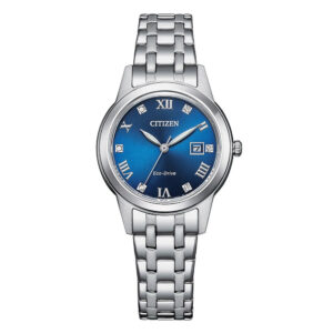 Đồng Hồ Citizen Nữ Chính Hãng FE1240-57L Eco-Drive Classic Stainless Steel Crystal Ladies Watch