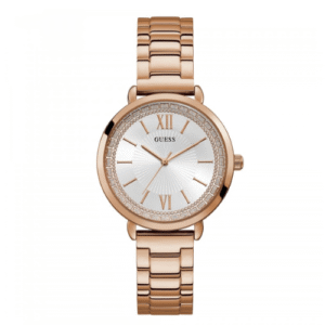 Đồng Hồ Guess Chính Hãng Nữ W1231L3 Posh White Dial Watch