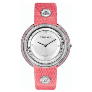 Đồng Hồ Versace Chính Hãng Nữ  VA7070013 Thea Diamond MOP Pink Leather Ladies Watch