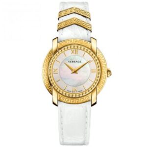 Đồng Hồ Versace Chính Hãng Nữ VAM010016 DV-25 White Dial White Leather Ladies Watch