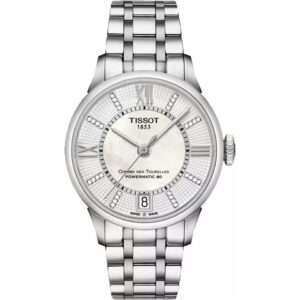Đồng Hồ Tissot Chính Hãng Nữ T099.207.11.116.00 Chemin Des Tourelles Powermatic 80 Ladies Watch