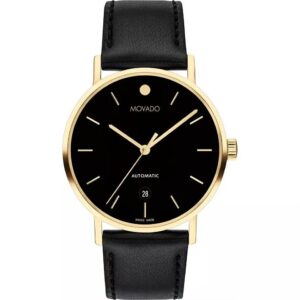 Đồng Hồ Movado Chính Hãng Nam 0607686 Automatic GoldDial Men's Watch
