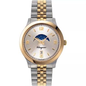 Đồng Hồ Salvatore Ferragamo Chính Hãng Nam SFMO00222 Duo Moonphase Two-Tone Men's Watch