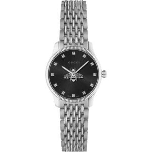 Đồng Hồ Gucci Chính Hãng Nữ YA1265020 G-Timeless Quartz Black Dial Ladies Watch
