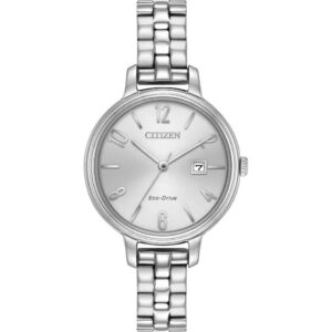 Đồng Hồ Citizen Chính Hãng Nữ EW2440-53A Chandler Silver Dial Ladies Watch