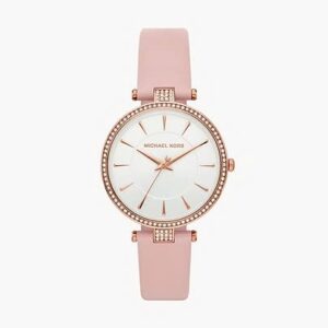 Đồng Hồ Michael Kors Nữ Chính Hãng MK7171 Anabeth Quartz Crystal White Dial Ladies