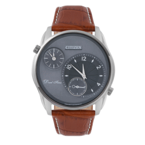 Đồng Hồ Citizen Chính Hãng Nam AO3030-16H Dual Time Black Dial Men's Watch