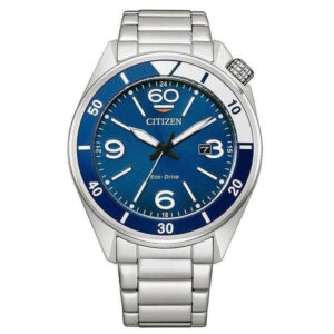 Đồng Hồ Citizen Chính Hãng Nam AW1711-52L Eco-Drive Blue Dial Men's Watch