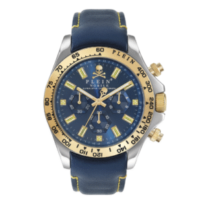 Đồng Hồ Philipp Plein Chính Hãng Nam PWCAA0121 Blue Leather Chronograph Quartz Men's Watch