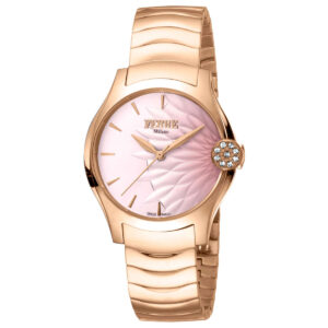 Đồng Hồ Ferre Milano Chính Hãng Nữ FM1L121M0081 Rose Gold Quartz Ladies Watch