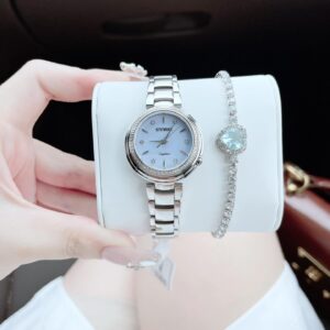 Đồng Hồ Starke Nữ Chính Hãng Blue Dial Silver Stainless Steel Ladies Watch